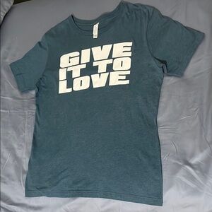 Brittany Howard T-Shirt L graphic NEW: Give it To Love Blue White
